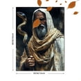 thumbnail image 3 of Qisvanset 12x16 Inch Moses Staff Snake Bible Canvas Wall Art, Exodus Story Modern Religious Home Wall Decor, 3 of 8