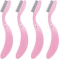 thumbnail image 1 of Peine plegable para pestañas HUOGUO, acero inoxidable, dientes metálicos, 4 unidades, 1 of 3