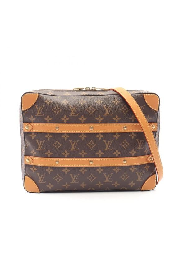 Pre-Owned Louis Vuitton Soft Trunk Messenger MM Legacy Shoulder Bag/Handbag, Coated Canvas and...