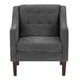 thumbnail image 1 of Sillón Milton Dicasa 1 Plaza Gris Oscuro, 1 of 8