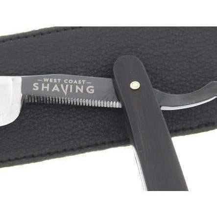 WCS Ebony Wood Straight Razor, 5/8 Carbon Steel