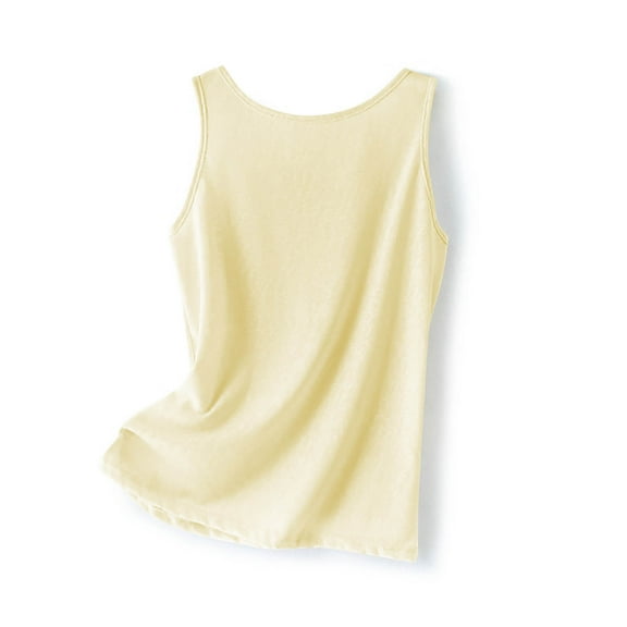 zbxnLI Women's Soft Tank Tops Sleeveless Pajama Shirts Solid Color Loose Basic Tank Tee Loungewear