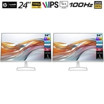 Hewlett Packard 94C21AA 524sw Series 5 23.8" FHD 1080p 16:9 5ms 100Hz IPS Monitor (2-Pack)