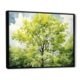 thumbnail image 3 of Designart "Green Spring Blooms Tree A Verdant Symphony I" Oversized Landscapes Framed Wall Art - Country Green Tree Entryway Framed Wall Art, 3 of 7