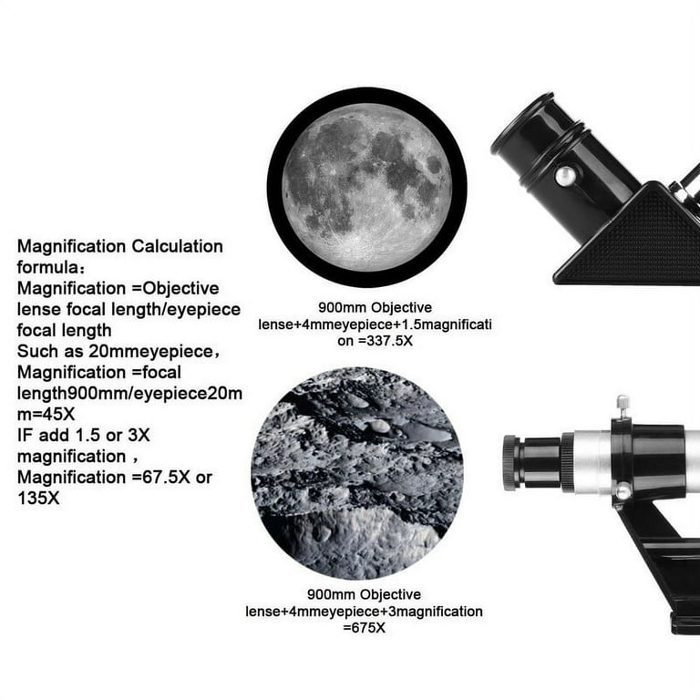 Professional 360mm Telescope, High Magnification, Adjustable