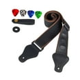 thumbnail image 2 of lionlar Adjustable Guitar Strap Guitar Accessory for Electric Guitar Acoustic Guitar black, 2 of 9