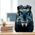 thumbnail image 5 of Lightweight Backpack Wolf School Bag Travel Laptop Daypack for Men Women Casual Rucksack, 5 of 6