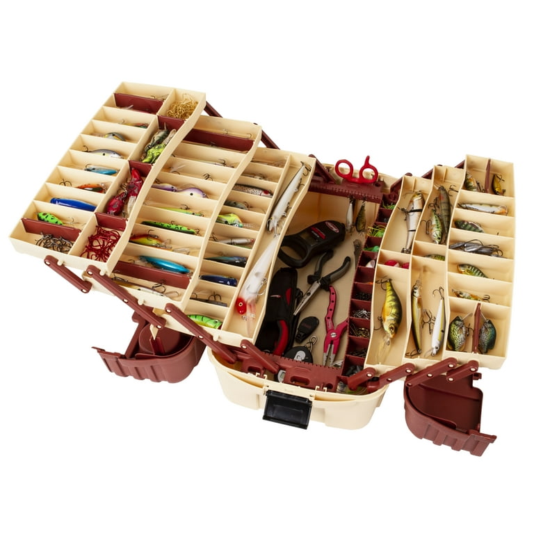 Flambeau Outdoors, 7 Tray Hip Roof Tackle Box, 20 inches long, Plastic, Beige Flambeau Outdoors, 7 Tray Hip Roof Tackle Box, 20 inches long, Plastic, Beige