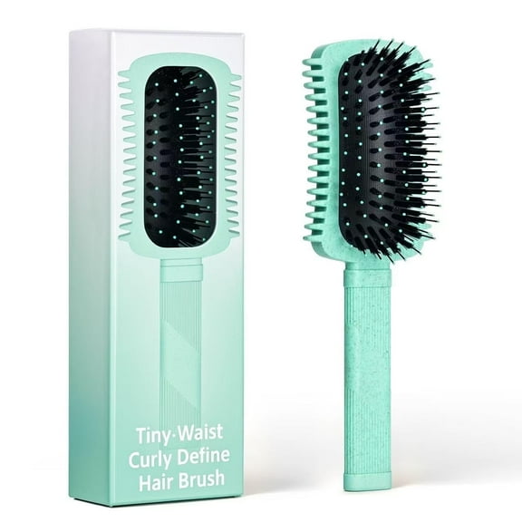 Koudindg Curly Hair Brush Defining, Volume Curl Defining Brush for Effortlessly Detangling Shaping and Styling Women's Curls, Waves & Coils