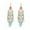 Light Blue, variant on ievspot 1 Pair Women Hook Earrings Hollow Out Beads Waterdrop Shape Bohemian Ear Decoration Jewelry Vacation Earrings Hanging Earrings
