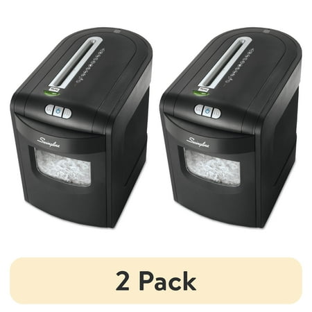 (2 pack) Swingline EM07-06 Micro-Cut Jam Free Shredder, 7 Sheets, 1-2 Users -SWI1757395