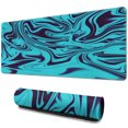 thumbnail image 1 of XL Mouse Pad with Fluid Marble Design - Enhancing Productivity for Gamers and Office Workers, 1 of 7