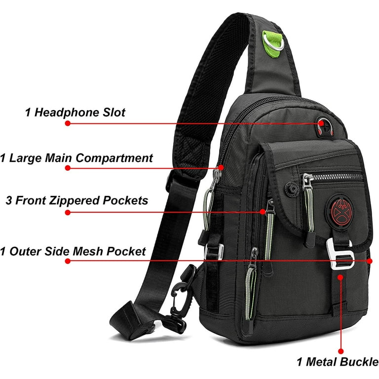 Nicgid sling bag chest shoulder hotsell