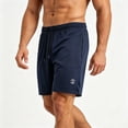 thumbnail image 6 of cllios Men's Athletic Shorts 5 Inch Inseam Breathable Quick Dry Fitness Shorts Solid Color Lightweight Cooling Running Short with Zipper Pockets Navy XXXL, 6 of 6