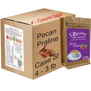 Bueno Coffee Substitute Pecan Praline case of 4/3 pound bags, FREE Shipping