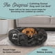 thumbnail image 2 of The Original Calming Donut - Cama para Gatos y Perros en Piel de Lux, tamaño pequeño de 23 x 23 Pulgadas, 2 of 8