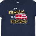 thumbnail image 4 of Inktastic My Pawpaw is a Firefighter with Fire Truck Boys or Girls Baby T-Shirt, 4 of 5