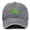 Grey, variant on Four Leaf Clover Hat Baseball Cap St Patrick's Day Cotton Caps
