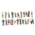 thumbnail image 2 of People Figures Painted People Train Model 49 Pack HO OO People Figures, 2 of 8
