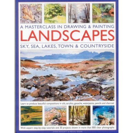 A Masterclass in Drawing & Painting Landscapes: Sky, Sea, Lakes, Town & Countryside: Learn to produce beautiful compositions in oils, acrylics, gouache, waterpaints, pencils and charcoal With expert