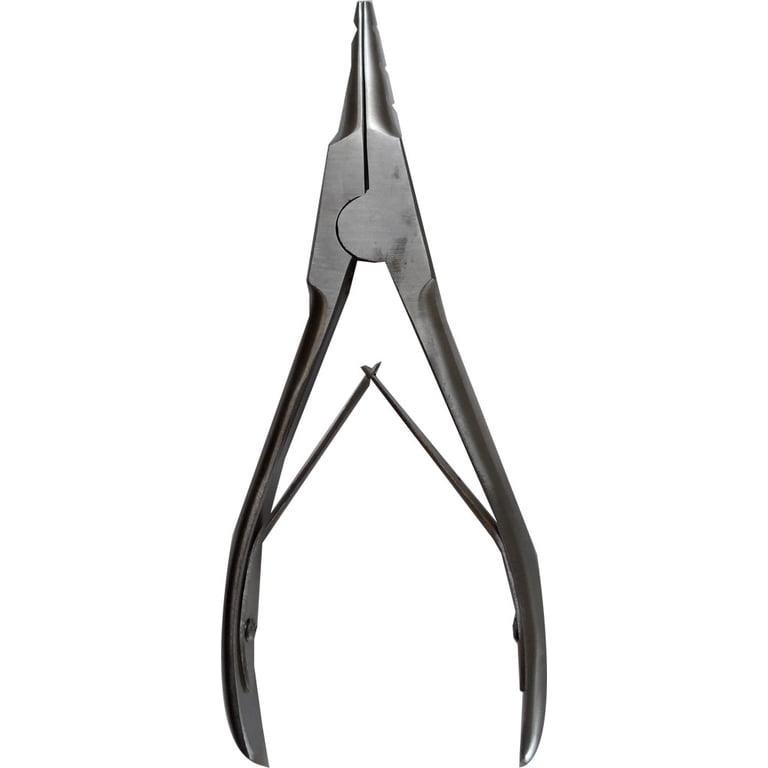 BORDSTRACT 6-Inch Stainless Steel Needle Nose Pliers – Precision Long Nose Pliers With Anti-Slip Handle, For Jewelry Making, Watch Repair, Electronics, DIY Crafts