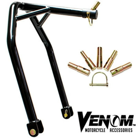 Venom Motorcycle Triple Tree Headlift Lift Stand Attachment Front Wheel