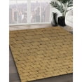 thumbnail image 3 of Ahgly Company Machine Washable Indoor Round Transitional Saddle Brown Area Rugs, 5' Round, 3 of 7