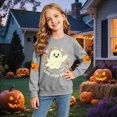 thumbnail image 2 of CAUYDY Halloween Sweatshirts for Girls Boys Spooky Ghost Pumpkin Graphic Pullover Long Sleeve Spooky Season T-shirt,, 2 of 6