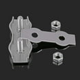 thumbnail image 4 of 6 Pieces M4 Wire Rope Clips Duplex Rope Clamp 2-Post Wire Rope Clip Pour Cordes Fixe Hanging Sun Sails, 4 of 6