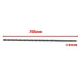 thumbnail image 2 of BTOER Foret Droit Extra-long de 20cm, Outil d'Ouverture de Trous en Acier Inoxydable, 2 of 8