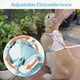 thumbnail image 5 of Arnés Ajustable Elástico para Conejos y Gatos - Paquete de 2 Correas Suaves + Pechera (25-33 cm / 10-13 pulgadas) - Azul y Rosa, 5 of 7