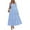Light Blue, variant on PRETTYGARDEN Maxi Dresses for Woman Fall Boho Long Sleeve Smocked A Line Ruffle Holiday Party Long Dress with Pockets