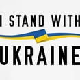 thumbnail image 3 of CafePress - I Stand With Ukraine Ringer T - 100% Cotton Ringed T-Shirt, 3 of 4