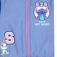 thumbnail image 3 of Chaqueta bomber Disney Lilo and Stitch para niñas azul talla 7/8, 3 of 5