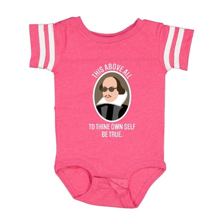 

Inktastic To Thine Own Self Be True Shakespeare Gift Baby Boy or Baby Girl Bodysuit