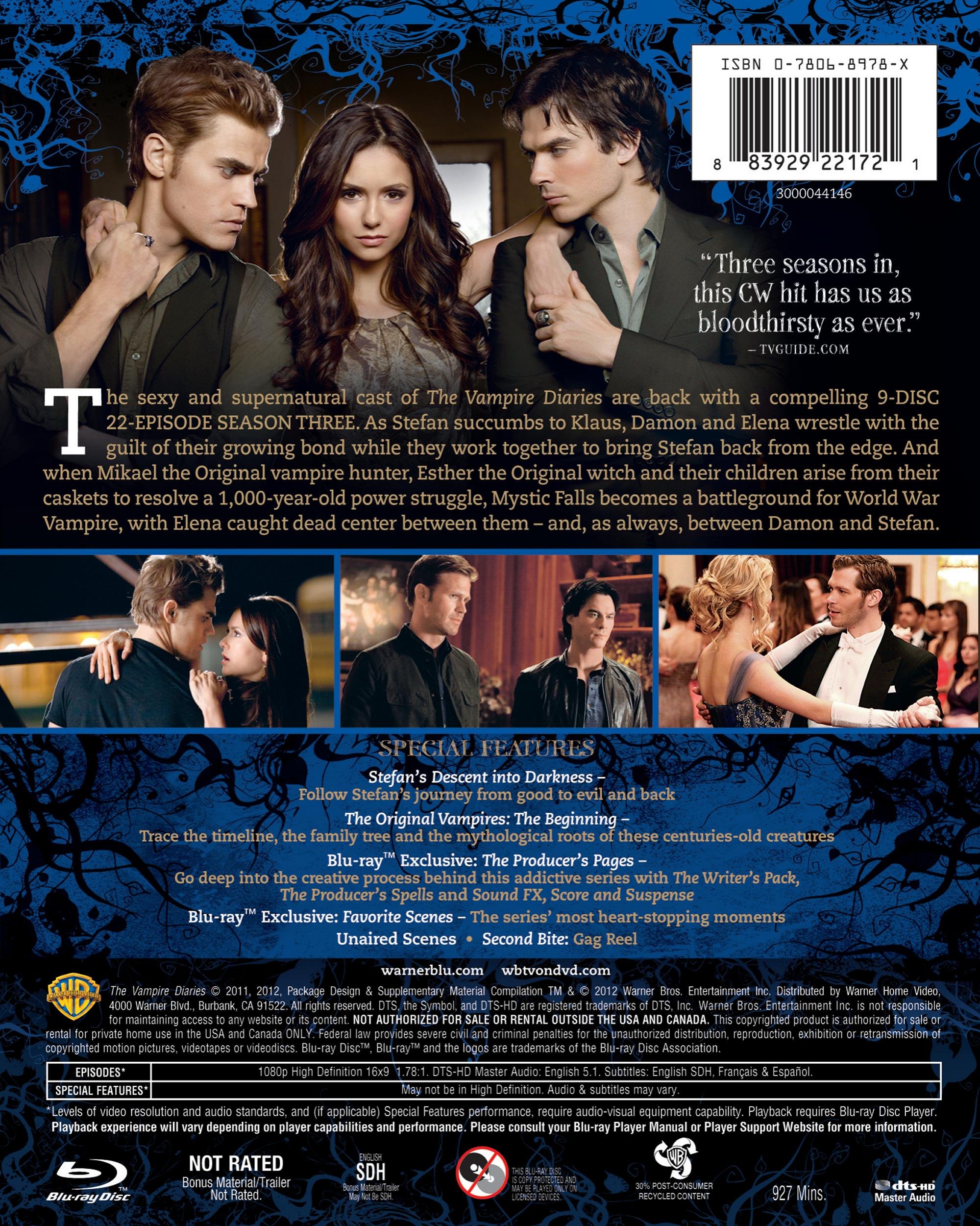 The Vampire Diaries: Season 3 (Blu-ray + DVD + Ultraviolet) - image 2 of 2