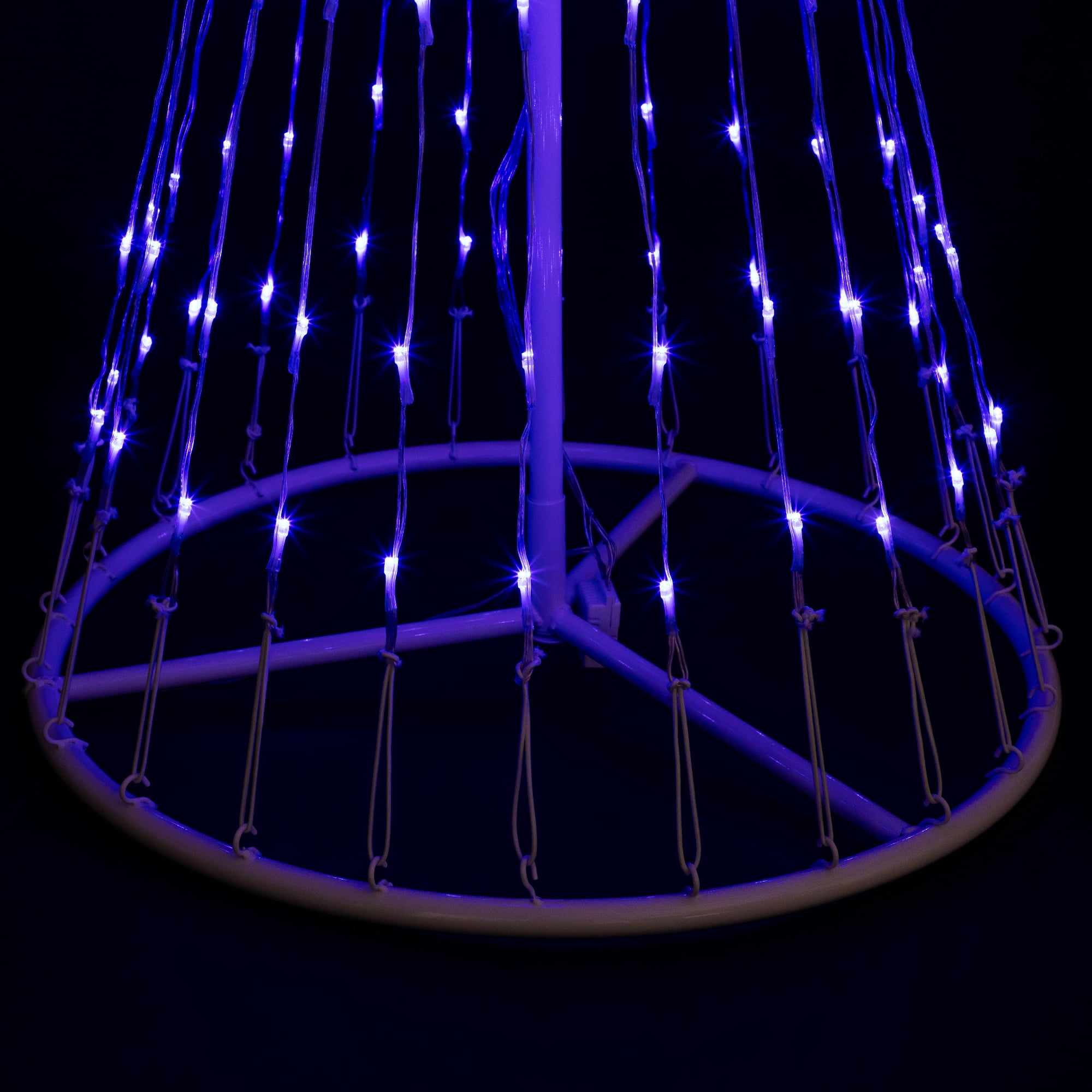 4' Blue LED Lighted Christmas Tree Cone Outdoor Yard Decor