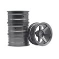 thumbnail image 1 of piezas para 94122/94123/FW06, ruedas livianas D3/D4 de 1/10, neumáticos de metal para autos deportivos planos, T titanio, 1 of 5