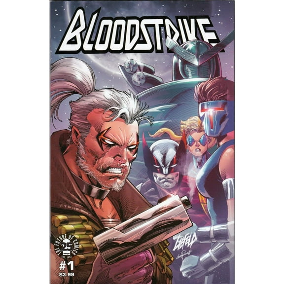 Bloodstrike #1B VF ; Image Comic Book