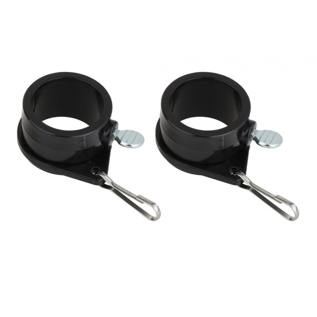 ZheElen 2 Pcs Clips de Mât de Drapeau Sans Nœuds Anneaux de Montage): Anneaux de Montage de Mât de Drapeau Durables de Remplacement Conçus 1,15 Pouces