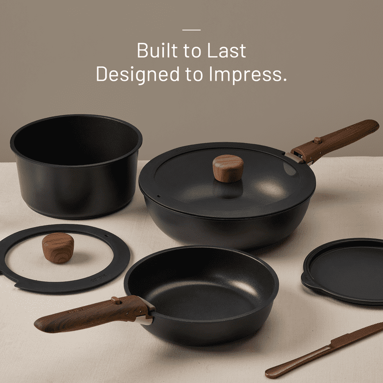 DH 21PC SET - Nonstick Cookware Set - Stackable & PFOA-Free