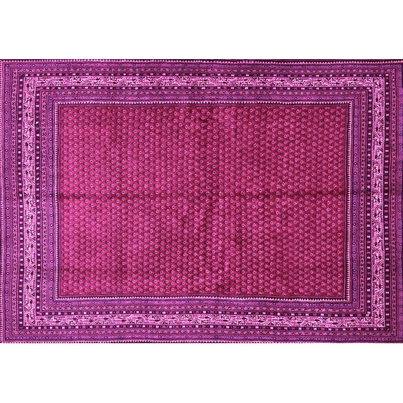 Ahgly Company Indoor Rectangle Persian Pink Traditional Area Rugs, 2' x 4'