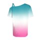 thumbnail image 5 of Fiudx Ropa de Mujer Camiseta Tipo Blusa con Hombros Descubiertos y Manga Corta Informal para Mujer a La Moda, 5 of 5