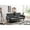 Dark Gray, variant on 72" Convertible Comfy Deep Seat Loveseat, Sofa Loveseat with Drop Down Table, Love Seat Sofa with Linen Fabric for Small Spaces And Apartments, Dark Gray