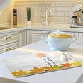 thumbnail image 6 of SKYSONIC Thanksgiving Dish Drying Mat for Kitchen Counter, Autumn Pumpkin Maple Leaves Ultra Absorbent Reversible Microfiber Dishes Drying Rack Pad Heat-resistant Mats 16x18in, 6 of 7