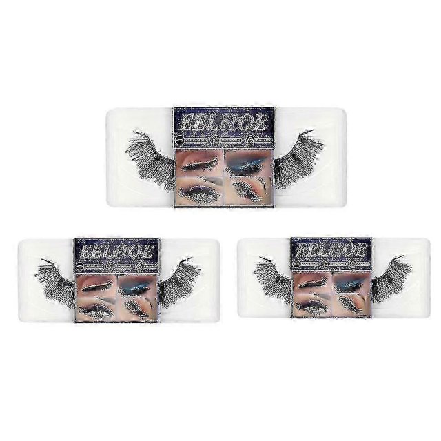 Eyelashes Eyeliner Self-adhesive False Eyelashes Soft Natural Curly Thick False Eyelashes Eyeline