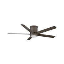 5 Blade Ceiling Fan with Light Kit in Transitional Style-10.5 inches Tall and 52 inches Wide-Metallic Matte Bronze Finish Bailey Street Home