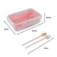 thumbnail image 2 of Lonchera Práctica de 800ml | Fiambrera con Cubiertos | Hermética | Ideal para Oficina o Escuela | Caja de Almuerzo apta para Microondas…, 2 of 5