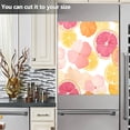 thumbnail image 3 of Yayeee Magnetic Dishwasher Cover for The Front Decoration Home Kitchen Machine Sticker Protector, Pink Floral Orange, 3 of 6