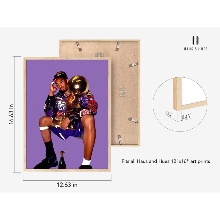Kobe Bryant Framed Modern & Contemporary On Paper Memorabilia